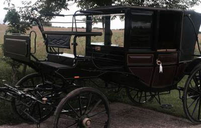 Carriage - Georgian Landau Carriage Replica from Marc Lovatt and The Cavalry of Heroes Film Horses and Carriages
