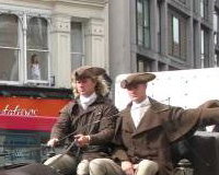 Publicity Stunt for Audible by Amazon Northanger Abbey London Black Friesian Horses from Marc Lovatt and The Cavalry of Heroes Film Horses and Carriages