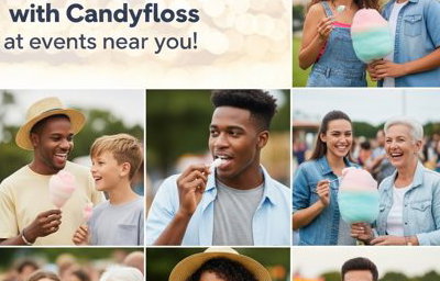 candy floss events leaflet