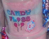 candy floss tubs