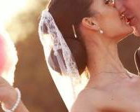 candy floss wedding