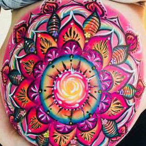 Baby Bump Painting