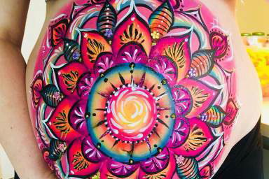 Baby Bump Painting