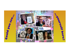 Richard Ellis caricaturist logo