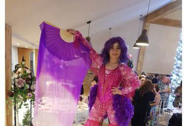 Ibiza - Purple and Pink Stiltwalker