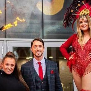 Boxing event - Stilts and Fire