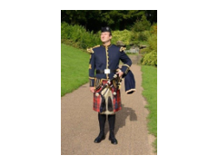 Malcolm Smith- Scottish Bagpiper logo