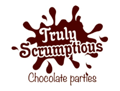 Truly Scrumptious Chocoalte Parties logo