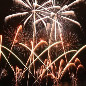Spectacular fireworks…