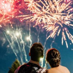 Wedding fireworks…