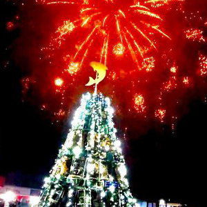 Festive firework displays…
