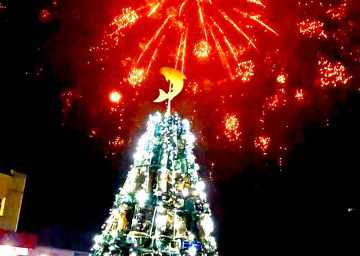 Festive firework displays…