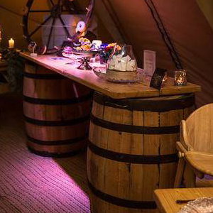 Beer barrel bar