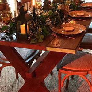 Long Rustic Table - Reclaimed:Vintage Inspired