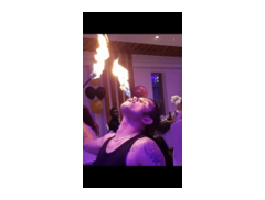 Milton Keynes fire entertainer logo