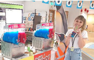 triple slushy machine hire