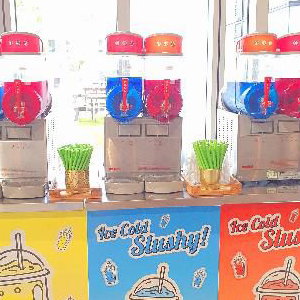 slush machine hire aylin sweets