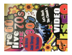 Relive the 60s70s80s logo