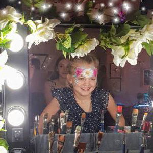 ulie glitter bar wedding flower girl mirror