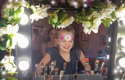 ulie glitter bar wedding flower girl mirror