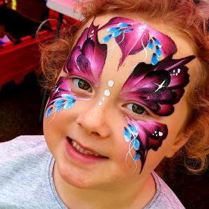 pink black butterfly Julie sewerby