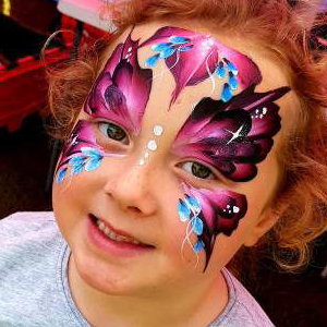 pink black butterfly Julie sewerby