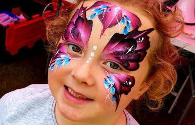 pink black butterfly Julie sewerby