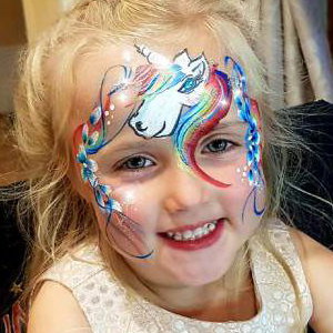 rainbow unicorn wedding Julie 2019