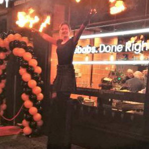 Lana Melville Equity Member M00254463 Performing at German Donar Kebab 85-87 Lothian Road EH3 9AW