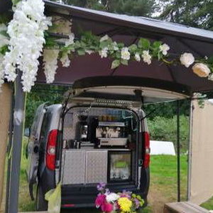 Coffee van with decor 1