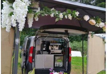 Coffee van with decor 1