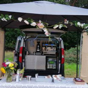 Glamorous coffee stand 