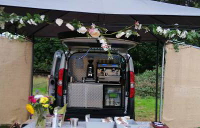 Glamorous coffee stand