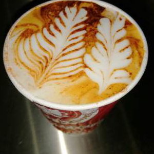 Lette art on Mocha