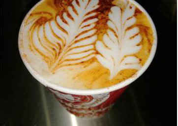 Lette art on Mocha