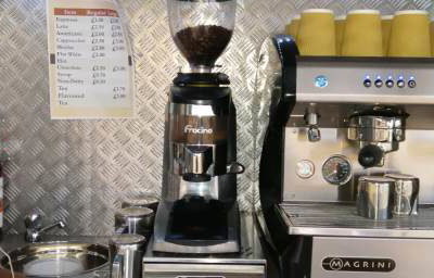 Coffee van - ready for the show