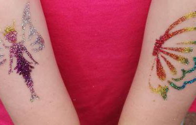 Glitter Tattoo Butterfly & Fairy