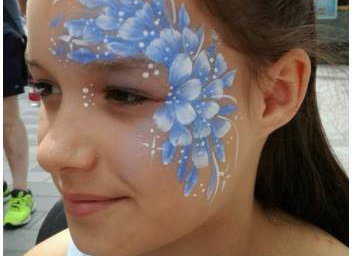 Blue Festival Flowers