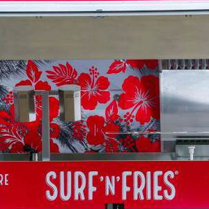 Surf N Fries mobile food trailer - 1