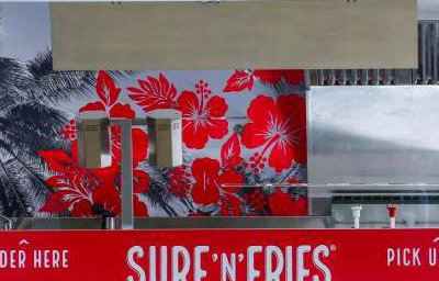 Surf N Fries mobile food trailer - 1