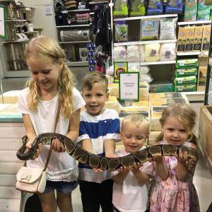 Up close and personal with Prince the python!