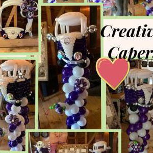 Camper Collage 2019 - Columns and Hoop photo op frame