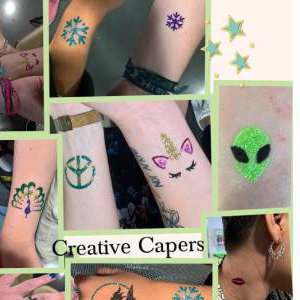 Glitter tattoos