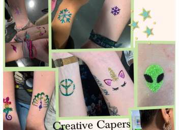 Glitter tattoos