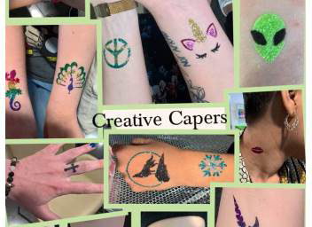 Glitter tattoos
