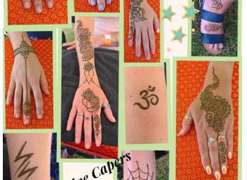 A selection of Henna designs from an event 