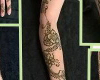 Individual appointment arm design - Natural Henna