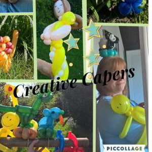 Balloon linework collage