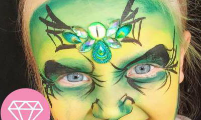 Glittergem face and body Art