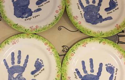 Pottery Painting - Hand prints